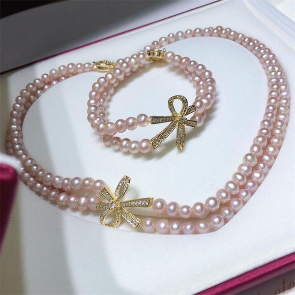 earrings & necklace habitoo gorgeous 2 strands natural 8-9mm purple cultured freshwater pearl bracelet set gold cubic zircon bow clasp, Silver
earrings & necklace habitoo gorgeous 2 strands natural 8-9mm purple cultured freshwater pearl bracelet set gold cubic zircon bow clasp, Silver