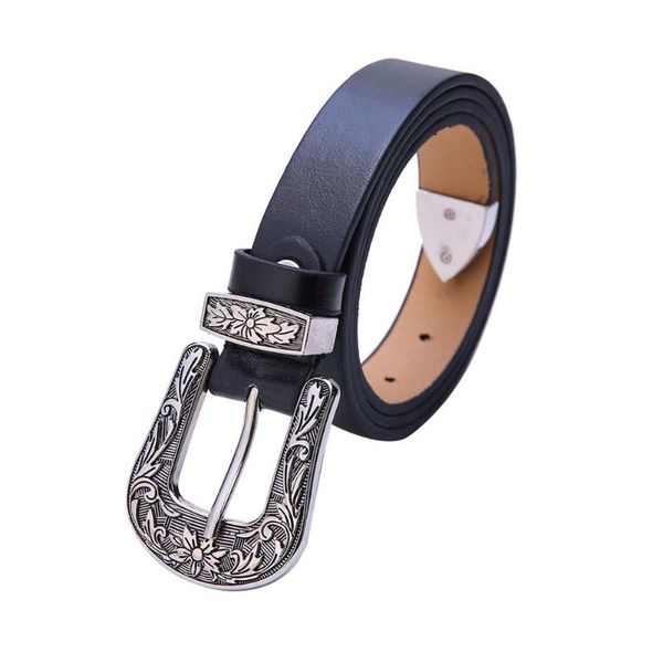 belts fashion women leather carving flower jeans belt decoration single head buckle ladies retro waistband wide sash ser88, Black;brown
belts fashion women leather carving flower jeans belt decoration single head buckle ladies retro waistband wide sash ser88, Black;brown