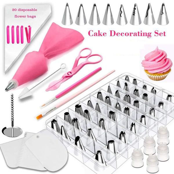 baking & pastry tools 83pcs/set silicone bag tips kitchen diy icing piping cream reusable bags + nozzle set cake decorating
baking & pastry tools 83pcs/set silicone bag tips kitchen diy icing piping cream reusable bags + nozzle set cake decorating