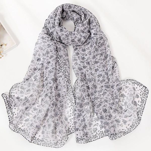 scarves 25# 2021 women silk chiffon winter scarf luxury design print lady beach shawl fashion smooth foulard female hijab, Blue;gray
scarves 25# 2021 women silk chiffon winter scarf luxury design print lady beach shawl fashion smooth foulard female hijab, Blue;gray