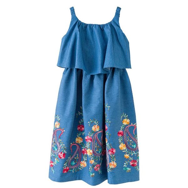 girl's dresses girls suspenders summer casual cotton solid blue kids pirnt shouderless embroidery pattern girl, Red;yellow
girl's dresses girls suspenders summer casual cotton solid blue kids pirnt shouderless embroidery pattern girl, Red;yellow