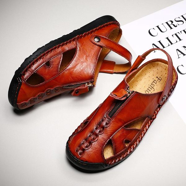 sandals genuine leather 2021 summer mens shoes large sizes 48 roman gladiator hollow breathable handmade sandles, Black
sandals genuine leather 2021 summer mens shoes large sizes 48 roman gladiator hollow breathable handmade sandles, Black