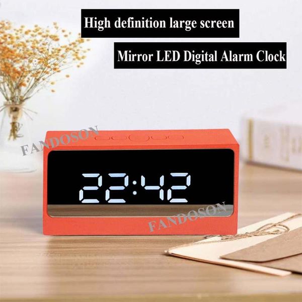 desk & table clocks design led mirror digital clock temperature date display alarm two adjbrightness with soonze function widen base
desk & table clocks design led mirror digital clock temperature date display alarm two adjbrightness with soonze function widen base