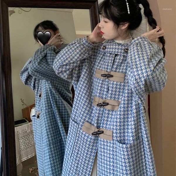 women's wool & blends hstar japanese college style woolen coat female mid-length girl 2021 autumn winter wild thick horn buckle korean, Black
women's wool & blends hstar japanese college style woolen coat female mid-length girl 2021 autumn winter wild thick horn buckle korean, Black