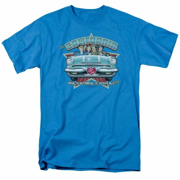 i love lucy california here we come t shirt mens licensed classic turquoise, White;black
i love lucy california here we come t shirt mens licensed classic turquoise, White;black
