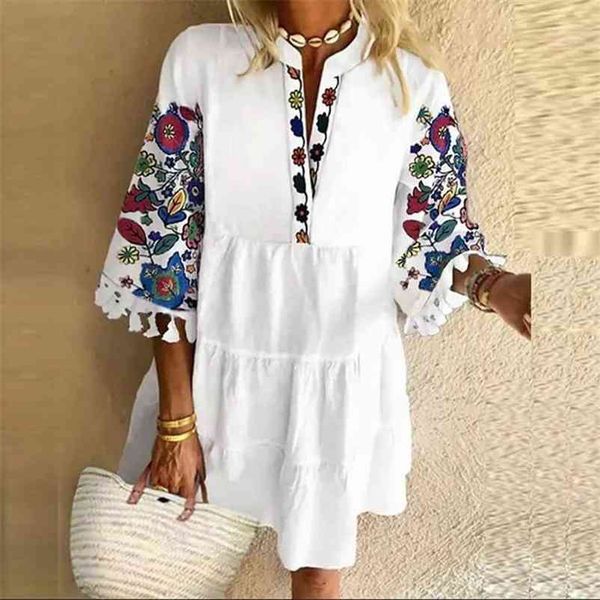 fashion tassel sleeve women dress v neck lady patchwork dress loose casual empire knee length tassel sleeve dress 210331, Black;gray
fashion tassel sleeve women dress v neck lady patchwork dress loose casual empire knee length tassel sleeve dress 210331, Black;gray