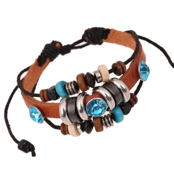 tennis 3pcs fashion bohemian multilayer genuine leather beads bracelets for men vintage punk wrap adjustable wristband jewelry, tcn265, Golden;silver
tennis 3pcs fashion bohemian multilayer genuine leather beads bracelets for men vintage punk wrap adjustable wristband jewelry, tcn265, Golden;silver