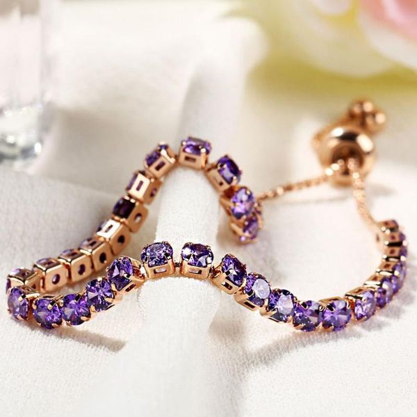 link, chain 8 colors fashion cubic zirconia tennis bracelet & bangles for women men gifts adjustable luxury wedding bridal jewelry, Black
link, chain 8 colors fashion cubic zirconia tennis bracelet & bangles for women men gifts adjustable luxury wedding bridal jewelry, Black