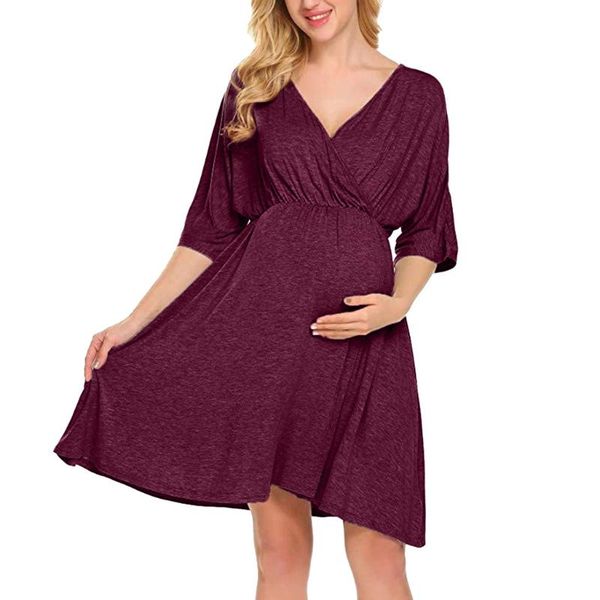 maternity dresses telotuny pregnants dress comfortable fashion v neck five point sleeve leisure pregnancy #42, White
maternity dresses telotuny pregnants dress comfortable fashion v neck five point sleeve leisure pregnancy #42, White
