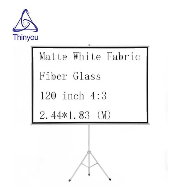 projection screens thinyou matte white fabric fiber glass 120 inch 4:3 stand tripod portable floor bracket screen
projection screens thinyou matte white fabric fiber glass 120 inch 4:3 stand tripod portable floor bracket screen