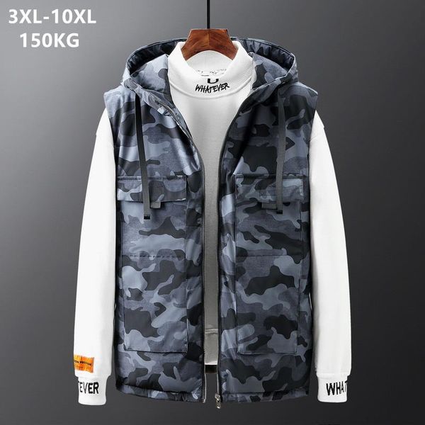 men's vests men winter sleeveless jacket cargo man hoodies thick camouflage clothing plus size 6xl 7xl 8xl 9xl mens waistcoat, Black;white
men's vests men winter sleeveless jacket cargo man hoodies thick camouflage clothing plus size 6xl 7xl 8xl 9xl mens waistcoat, Black;white