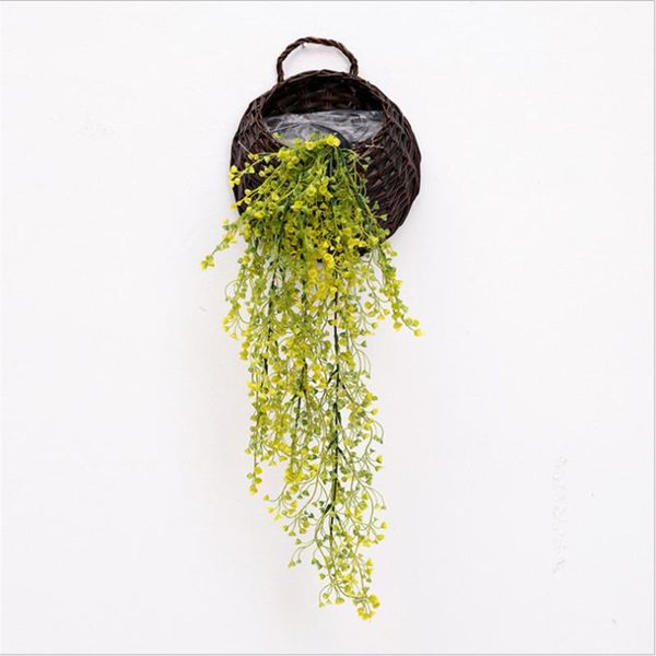 decorative flowers & wreaths 83cm simulation admiralty willow wall hanging plant rattan wedding diy home outdoor el party ceiling decoration
decorative flowers & wreaths 83cm simulation admiralty willow wall hanging plant rattan wedding diy home outdoor el party ceiling decoration