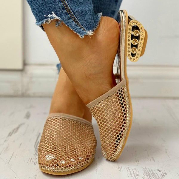 slippers women summer luxury air mesh low strange heels solid 2021 fashion elegant casual outdoor ladies shoes zapatos de mujer, Black
slippers women summer luxury air mesh low strange heels solid 2021 fashion elegant casual outdoor ladies shoes zapatos de mujer, Black