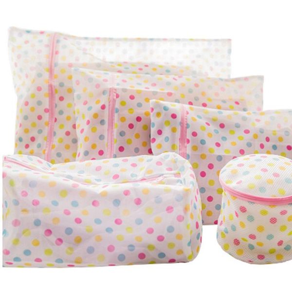clothes washing machine laundry bag with zipper nylon mesh net bra 5 sizes bags