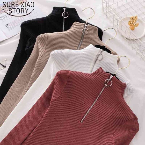 autumn winter knitted sweater pull femme turtleneck korean womens s for women pullover 6024 50 210510, White;black
autumn winter knitted sweater pull femme turtleneck korean womens s for women pullover 6024 50 210510, White;black