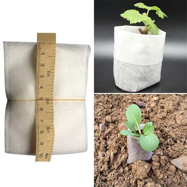 planters & pots 100pcs/lot 8*10cm biodegradable non-woven nursery bags plant grow fabric seedling eco-friendly aeration planting
planters & pots 100pcs/lot 8*10cm biodegradable non-woven nursery bags plant grow fabric seedling eco-friendly aeration planting