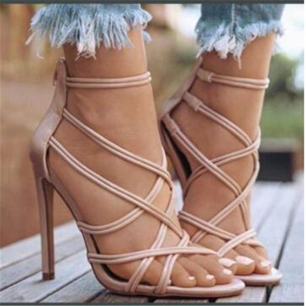 dress shoes 2021 women's fish mouth hollow cross band high heel sandals dance shoot party size 35-43 yards, Black
dress shoes 2021 women's fish mouth hollow cross band high heel sandals dance shoot party size 35-43 yards, Black