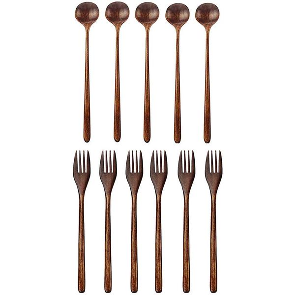 spoons ac86 -5 pcs long wooden, 6 wooden forks handle round spoon set, used for soup cooking, blender
spoons ac86 -5 pcs long wooden, 6 wooden forks handle round spoon set, used for soup cooking, blender