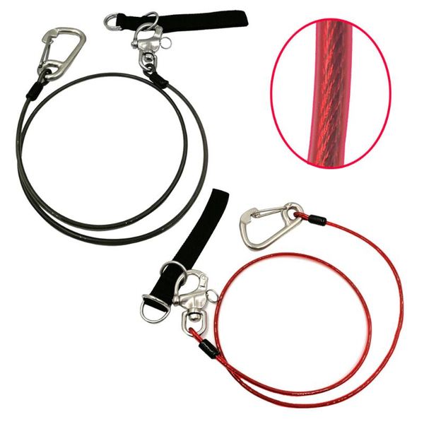pool & accessories underwater iving diving lanyard 316 stainless steel rope with carabiner swivel snap loose safety cable
pool & accessories underwater iving diving lanyard 316 stainless steel rope with carabiner swivel snap loose safety cable