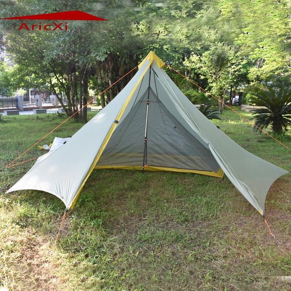 ultralight outdoor camping teepee double 20d silnylon pyramid tent 1-2 person large waterproof backpacking hiking tents and shelters
ultralight outdoor camping teepee double 20d silnylon pyramid tent 1-2 person large waterproof backpacking hiking tents and shelters
