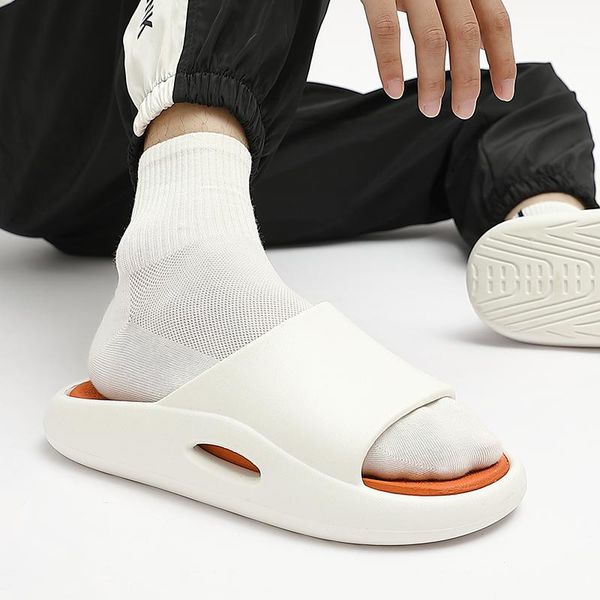 slippers women beach pool sandals summer outside eva outdoor slides for men couplrs soft thick sole non-slip indoor bath shoes, Black 
slippers women beach pool sandals summer outside eva outdoor slides for men couplrs soft thick sole non-slip indoor bath shoes, Black