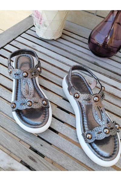 sandals women's season orthopedic, Black