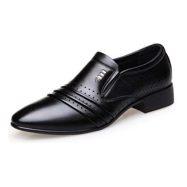imaxanna leather fashion men business dress loafers pointy black oxford breathable formal wedding shoes l980
imaxanna leather fashion men business dress loafers pointy black oxford breathable formal wedding shoes l980