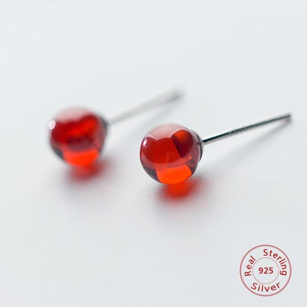 trendy 925 sterling silver stud earrings red crystal round ball party jewelry girls lady gift minimalist ear, Golden;silver
trendy 925 sterling silver stud earrings red crystal round ball party jewelry girls lady gift minimalist ear, Golden;silver