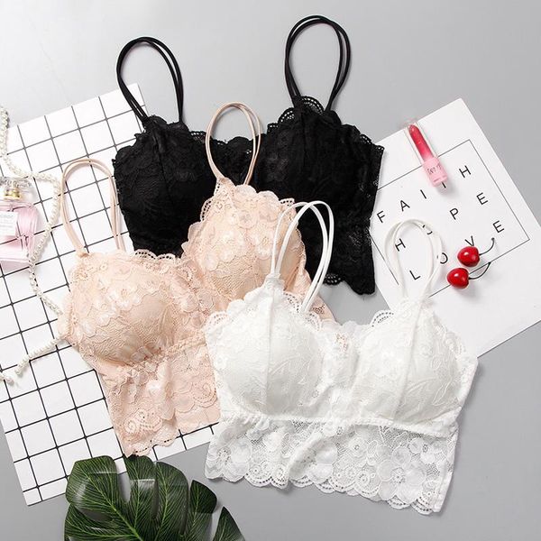 bras 2021 women underwear push up wireless lace bra woman bralette floral lingerie full cup, Red;black
bras 2021 women underwear push up wireless lace bra woman bralette floral lingerie full cup, Red;black