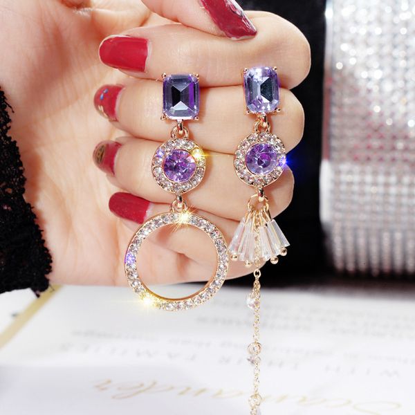 fashion earring tassel asymmetric 925 silver needle diamond crystal ring eardrop personality versatile net red earrings female
fashion earring tassel asymmetric 925 silver needle diamond crystal ring eardrop personality versatile net red earrings female