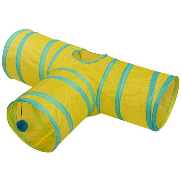 cat toys collapsible 3-way tunnel tube with peek hole tear-resistant safe interactive for cats kitten products
cat toys collapsible 3-way tunnel tube with peek hole tear-resistant safe interactive for cats kitten products