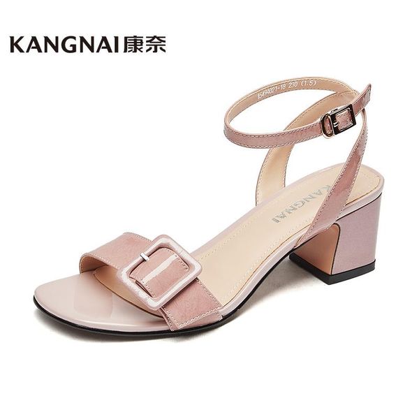 sandals women patent leather ankle strap metal decor round toe summer ladies fashion high heels shoes office, Black
sandals women patent leather ankle strap metal decor round toe summer ladies fashion high heels shoes office, Black