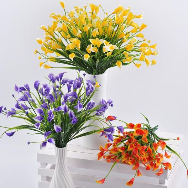 decorative flowers & wreaths beautiful 25 heads/bouquet mini artificial calla with leaf plastic fake lily aquatic plants home room decoratio
decorative flowers & wreaths beautiful 25 heads/bouquet mini artificial calla with leaf plastic fake lily aquatic plants home room decoratio