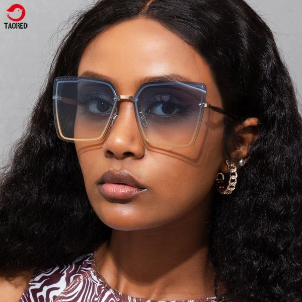 sunglasses taored oversized square rimless metal men women fashion shades uv400 vintage glasses gafas de sol mujer 2021, White;black
sunglasses taored oversized square rimless metal men women fashion shades uv400 vintage glasses gafas de sol mujer 2021, White;black