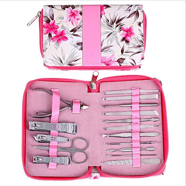 nail art kits 16pcs stainless steel manicure set pedicure scissors clipper nipper tweezers knife ear pick finger plier care tool
nail art kits 16pcs stainless steel manicure set pedicure scissors clipper nipper tweezers knife ear pick finger plier care tool