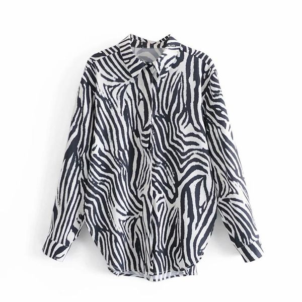 shirts zebra print shirt long sleeves collared fashion casual women oversized shirts femme mujer blusas, White
shirts zebra print shirt long sleeves collared fashion casual women oversized shirts femme mujer blusas, White