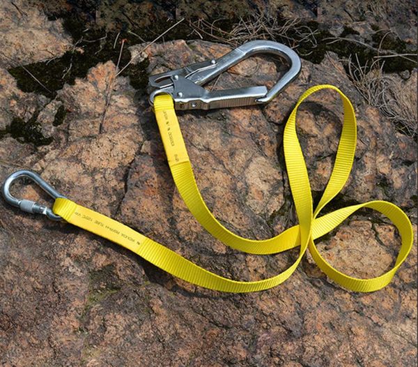 cords, slings and webbing 22kn safety belt harness fall arrest lanyard strap & carabiner stainless steel for rock tree climbing sportsman
cords, slings and webbing 22kn safety belt harness fall arrest lanyard strap & carabiner stainless steel for rock tree climbing sportsman