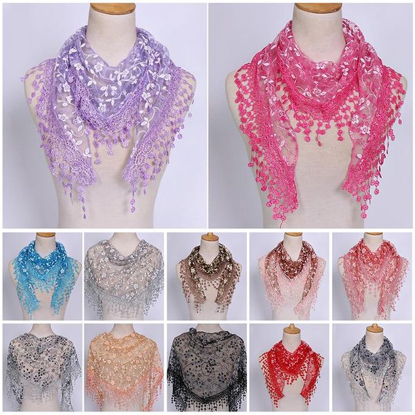 scarves 1pc women fashion triangle wrap lady shawl flower lace scarf shawls tassel spring and summer po props accessories, Blue;gray
scarves 1pc women fashion triangle wrap lady shawl flower lace scarf shawls tassel spring and summer po props accessories, Blue;gray