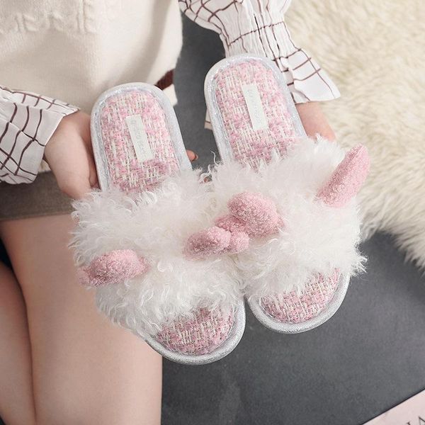 fur women furry plush cartoon elk slippers animal winter ladies cute bow indoor bedroom soft warm slides home shoes, Black
fur women furry plush cartoon elk slippers animal winter ladies cute bow indoor bedroom soft warm slides home shoes, Black