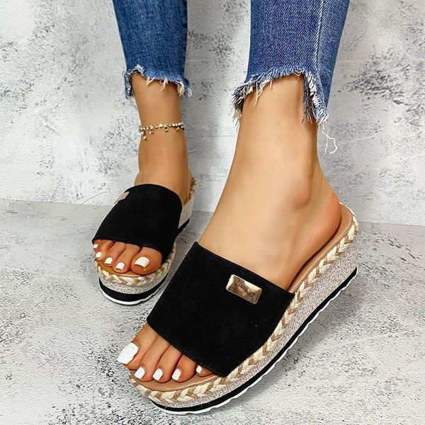 slippers women 2021 summer woman platform sewing wedges female casual home high heels ladies outdoor beach shoes plus size, Black
slippers women 2021 summer woman platform sewing wedges female casual home high heels ladies outdoor beach shoes plus size, Black