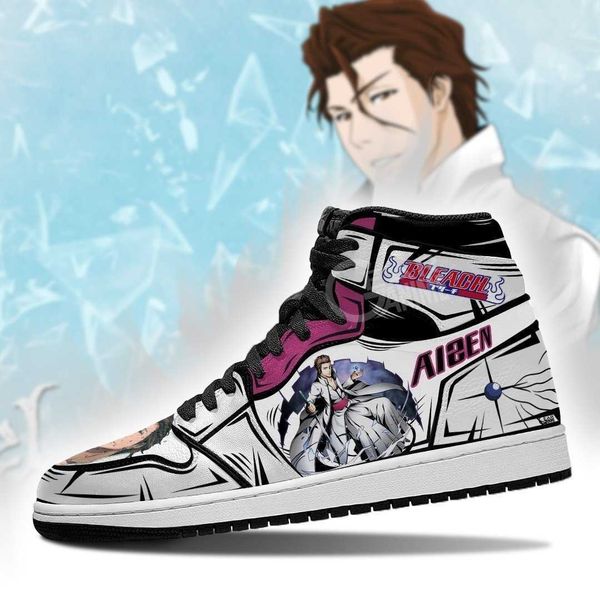 anime aizen bleach sneakers fan gift idea mn05wj1q