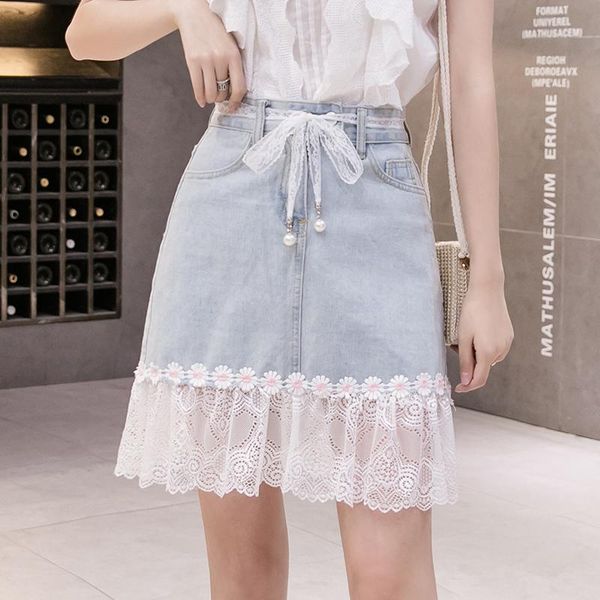 skirts mesh patchwork denim skirt 2021 spring summer lace bodycon hip a-line short women, Black
skirts mesh patchwork denim skirt 2021 spring summer lace bodycon hip a-line short women, Black