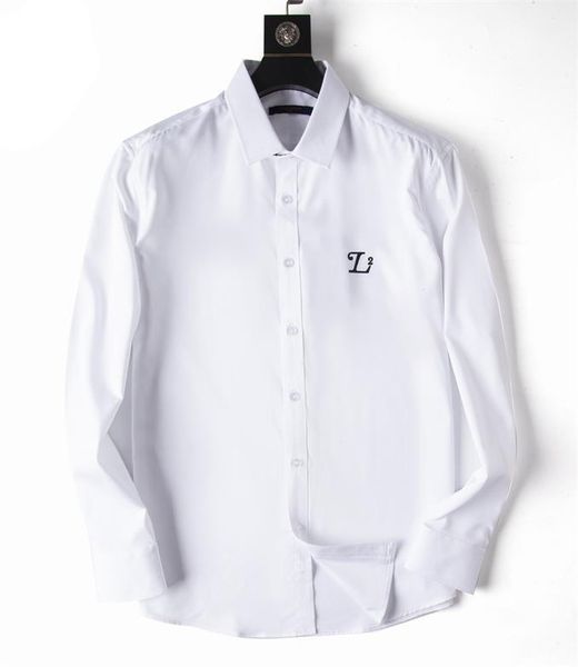 2021 designers mens dress shoes a shirts business fashion casual shirt brands men shir spring slim fit shit chemises de marque pour hommes, White;black
2021 designers mens dress shoes a shirts business fashion casual shirt brands men shir spring slim fit shit chemises de marque pour hommes, White;black