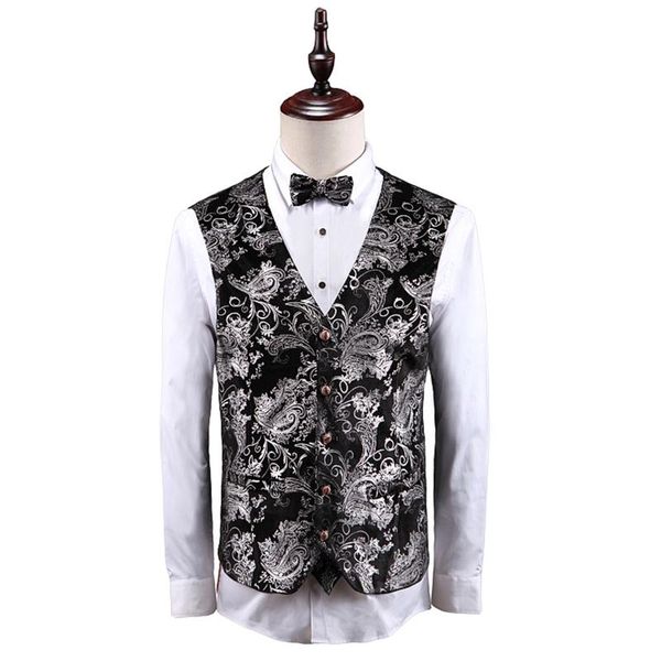 men's vests silver men suit vest asia size s - 5xl wedding pant, Black;white
men's vests silver men suit vest asia size s - 5xl wedding pant, Black;white