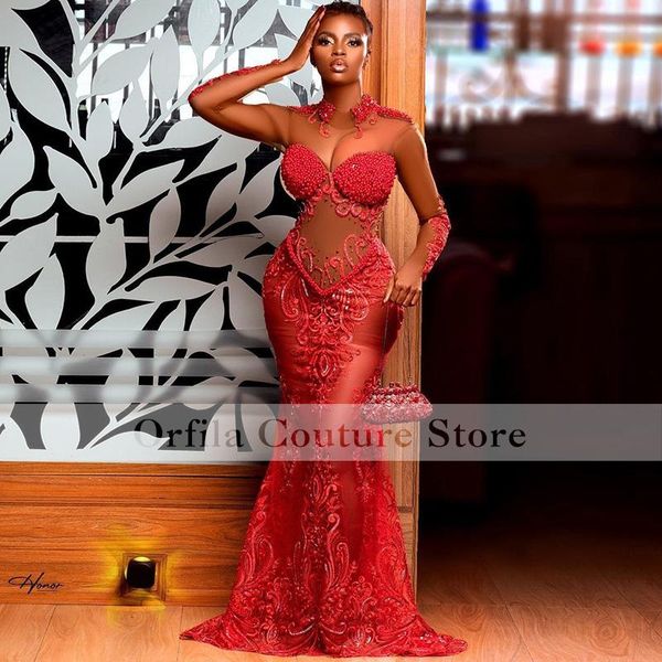 party dresses red prom dress mermaid long sleeves illusion gowns for women black girl occasion, White;black
party dresses red prom dress mermaid long sleeves illusion gowns for women black girl occasion, White;black