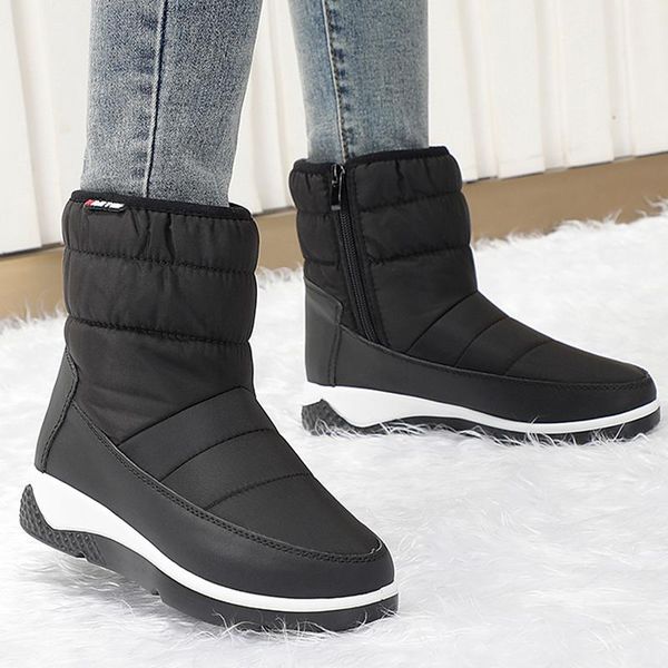 boots winter snow woman casual warm slip on plush shoes patchwork ankle women fashion wedges waterproof botas mujer, Black
boots winter snow woman casual warm slip on plush shoes patchwork ankle women fashion wedges waterproof botas mujer, Black