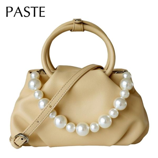 evening bags summer beige solid color acrylic pearl beading design fashion cloud pleated cowhide leather women handbag elegant shoulder bag
evening bags summer beige solid color acrylic pearl beading design fashion cloud pleated cowhide leather women handbag elegant shoulder bag