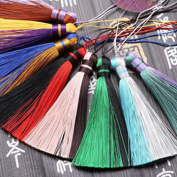 charms 5pcs/lot 10cm silk tread tassel brush with ring for jewelry making fringe diy earring pendant charm handmade decoration craft, Bronze;silver
charms 5pcs/lot 10cm silk tread tassel brush with ring for jewelry making fringe diy earring pendant charm handmade decoration craft, Bronze;silver