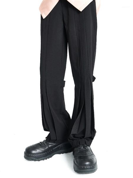men's pants 2021 men women's clothing hair stylist fashion personality pleated structure straight casual plus size costumes 27-46, Black
men's pants 2021 men women's clothing hair stylist fashion personality pleated structure straight casual plus size costumes 27-46, Black