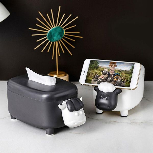 tissue boxes & napkins cartoon sheep cover box napkin holder storage container phone stand office deskpaper towel organizer
tissue boxes & napkins cartoon sheep cover box napkin holder storage container phone stand office deskpaper towel organizer